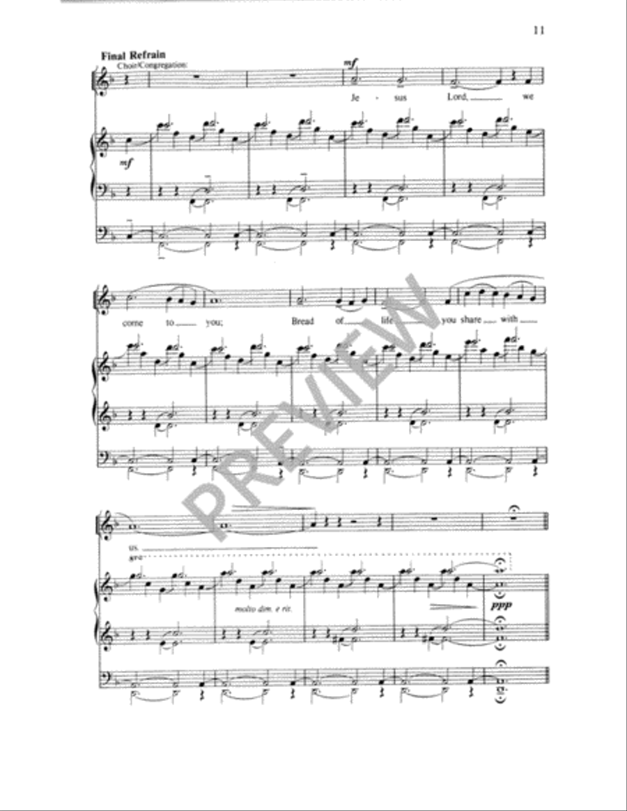 We Come to You We Come to You 4-Part scores gallery preview page 12
