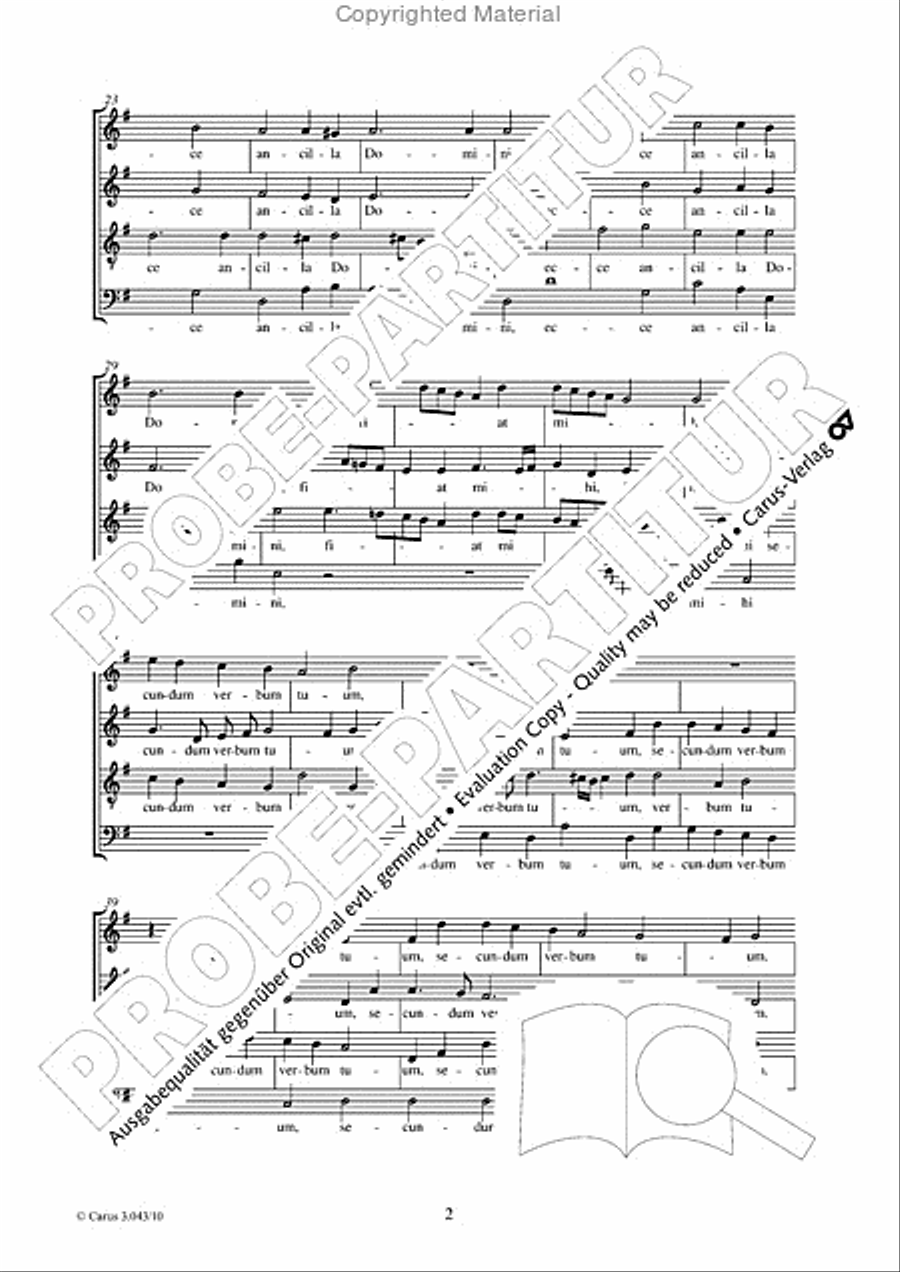 Dixit Maria Dixit Maria 4-Part scores gallery preview page 3