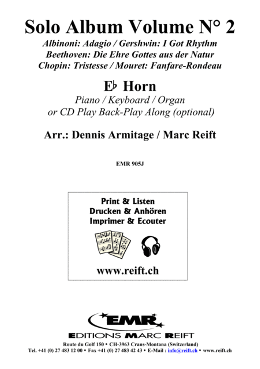 Solo Album Volume 02 Horn scores gallery preview page 2