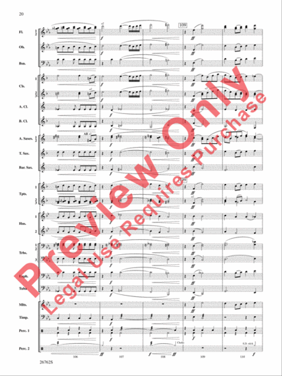 Rainbows Concert Band scores gallery preview page 21
