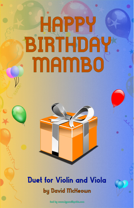 Happy Birthday Mambo, for Violin and Viola Duet