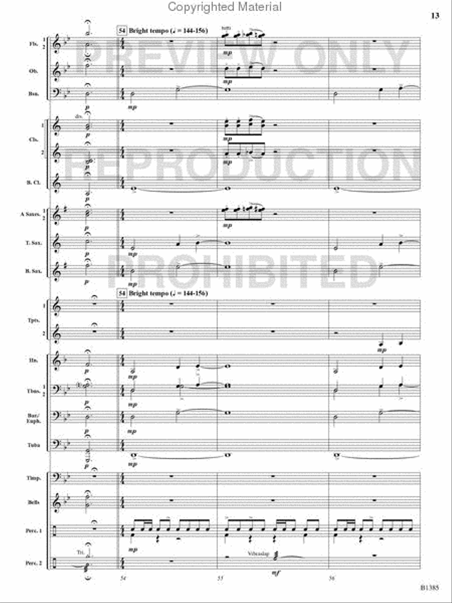 Krakatoa Concert Band scores gallery preview page 12