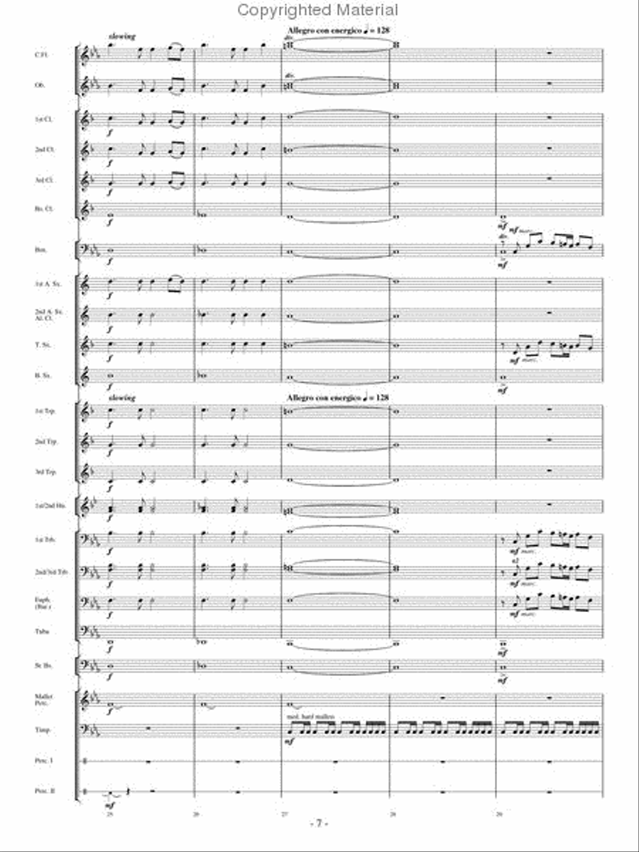 Beautiful Savior Concert Band scores gallery preview page 6