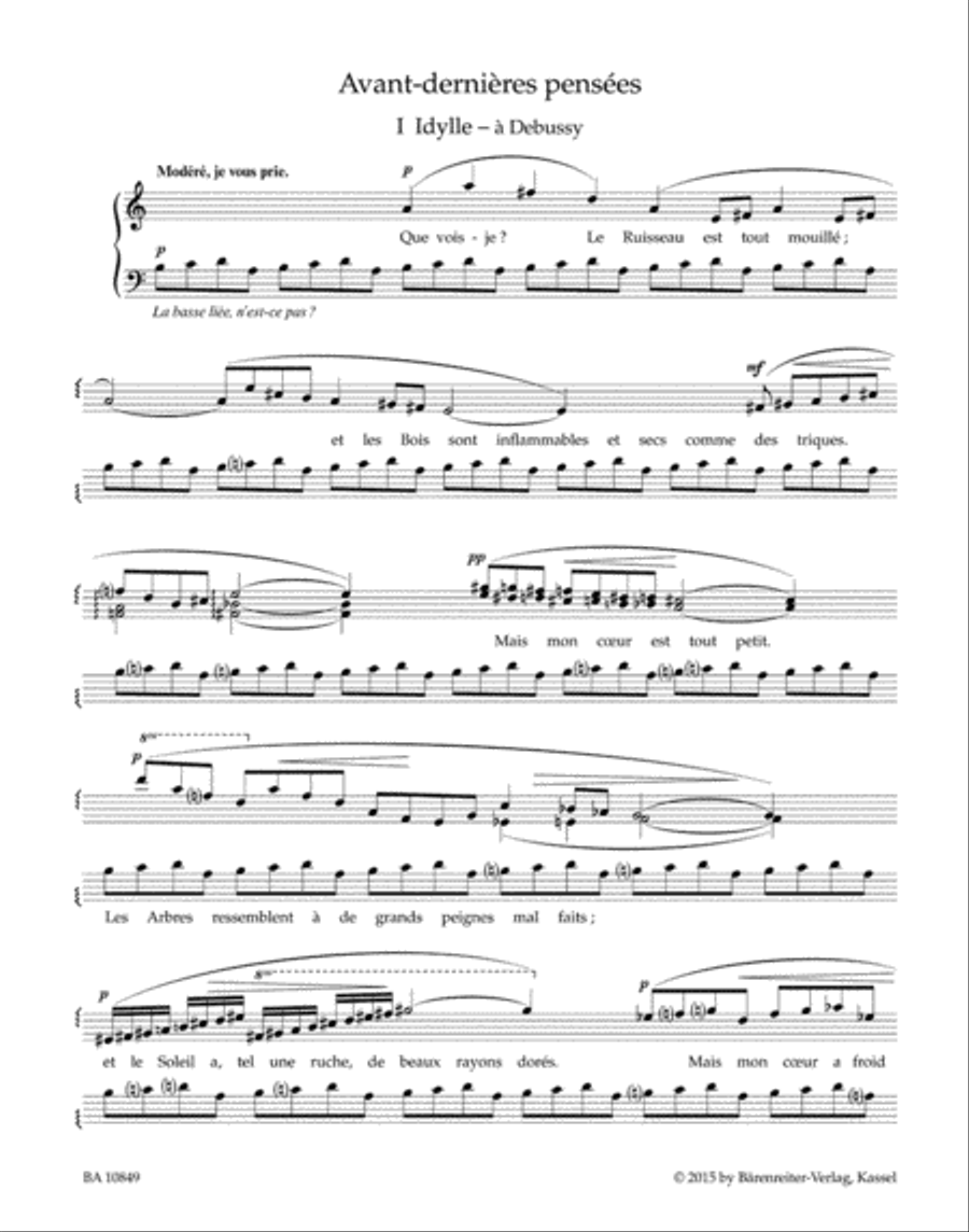 Avant-dernieres pensees for Piano Piano Solo scores gallery preview page 2