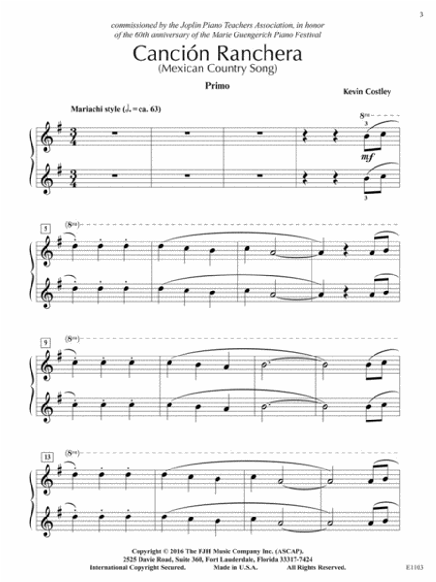 Canción Ranchera Small Ensemble scores gallery preview page 4