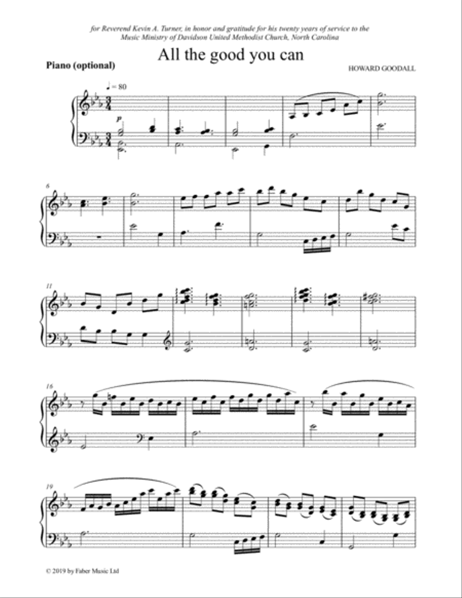 All the good you can All the good you can Choir scores gallery preview page 4