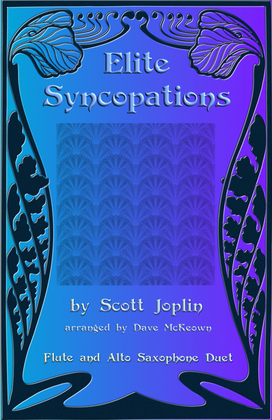 Book cover for The Elite Syncopations for Flute and Alto Saxophone Duet