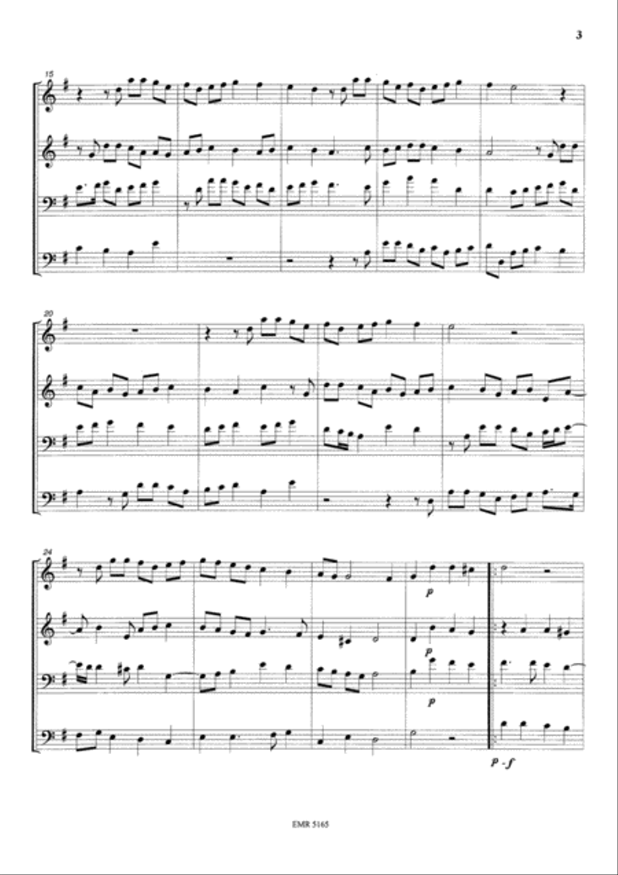 A Merulo Selection A Merulo Selection Brass Ensemble scores gallery preview page 4