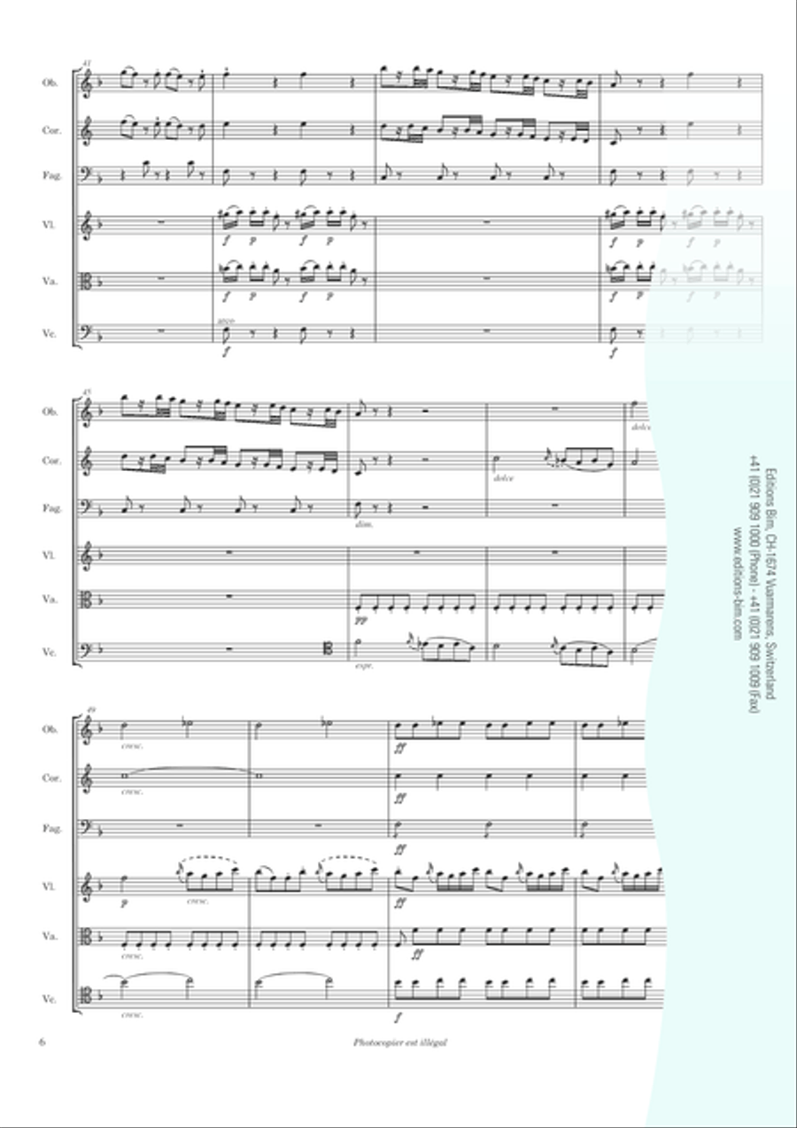 Sesteto No 2 Bassoon scores gallery preview page 5