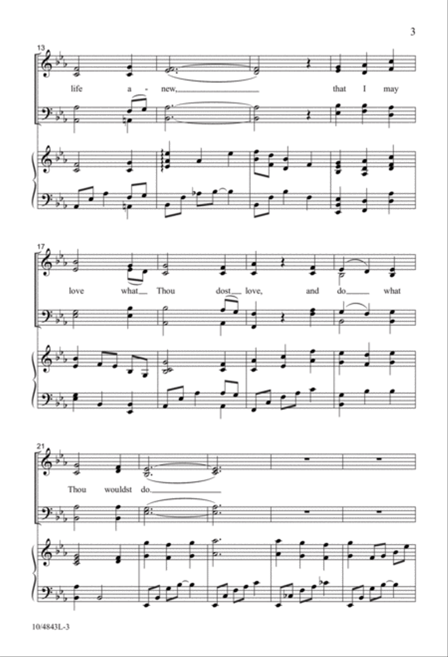 Breathe on Me, Breath of God 4-Part scores gallery preview page 3