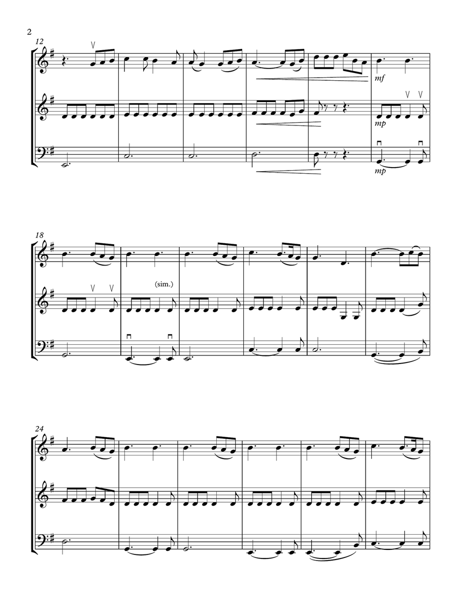 Perfect String Trio scores gallery preview page 2