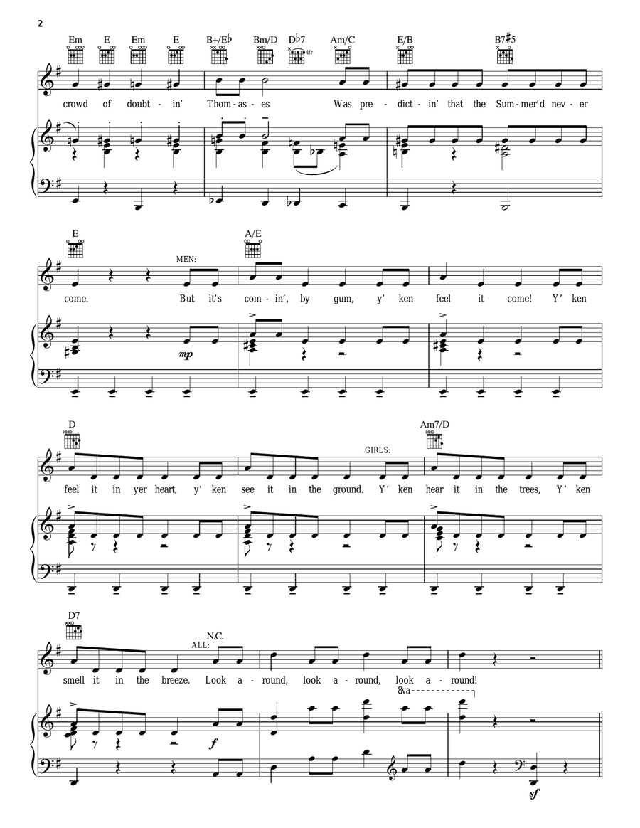 June Is Bustin' Out All Over Guitar scores gallery preview page 2