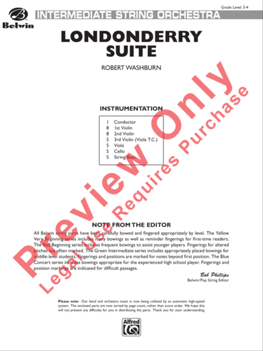 Londonderry Suite Londonderry Suite String Orchestra scores gallery preview page 2