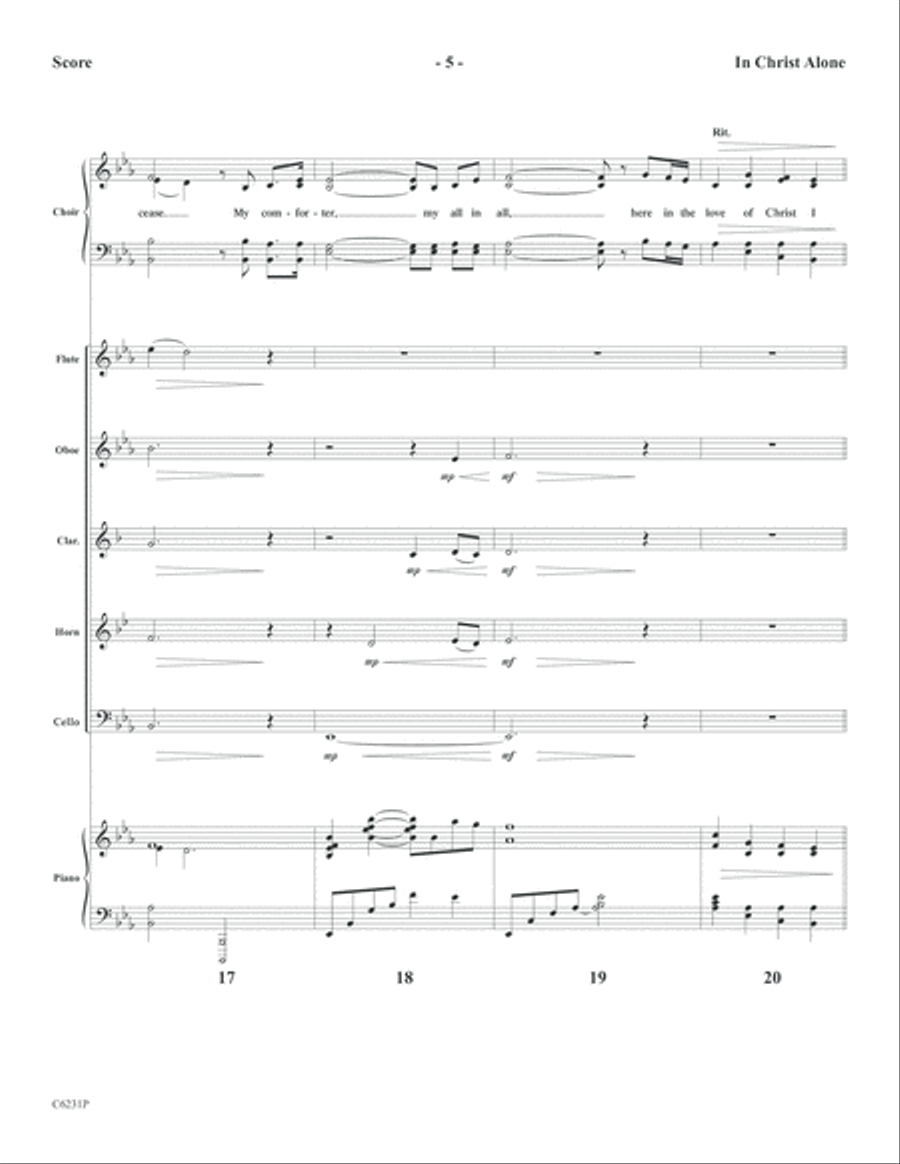 In Christ Alone with Cornerstone Choir scores gallery preview page 7