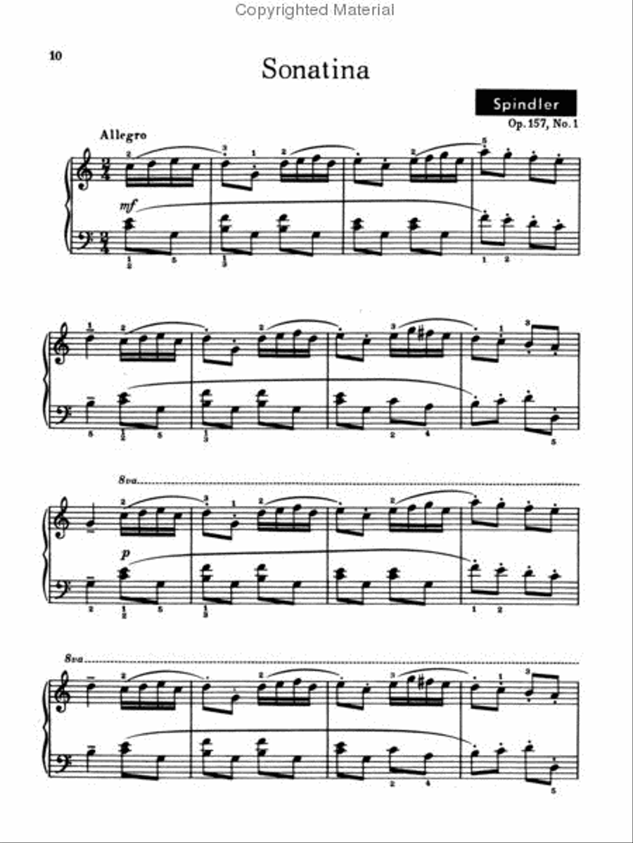 Piano Literature, Volume 1 Piano Method scores gallery preview page 3