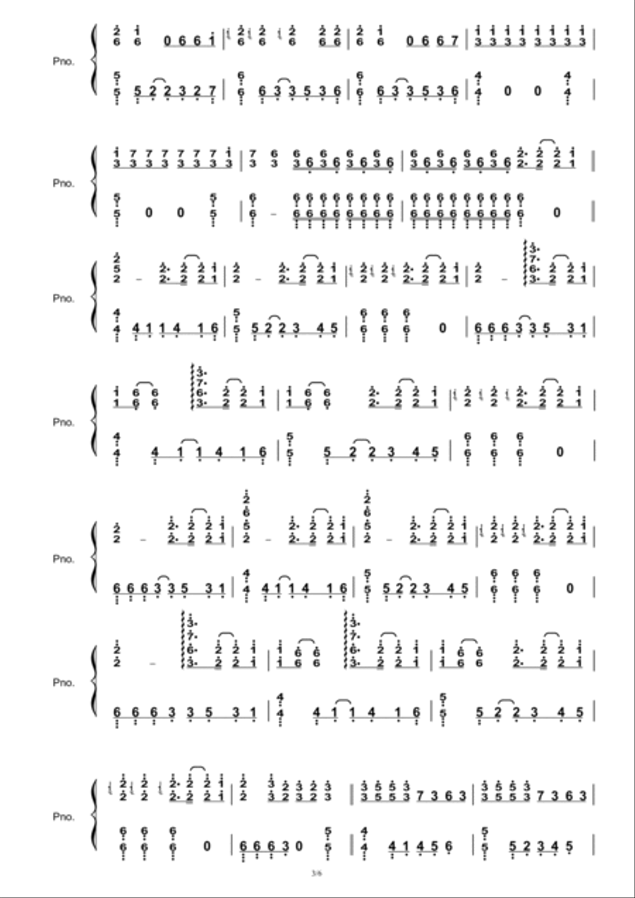 Fake Love Piano Solo scores gallery preview page 3