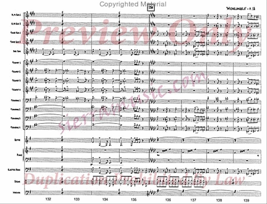 Michelangelo Michelangelo Jazz Ensemble scores gallery preview page 19