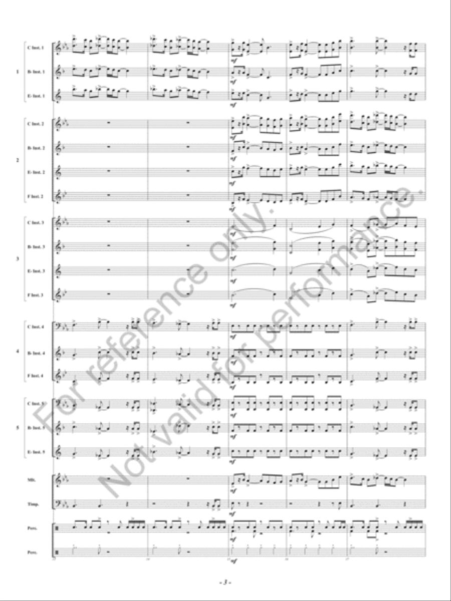 Hero Hero Concert Band scores gallery preview page 6