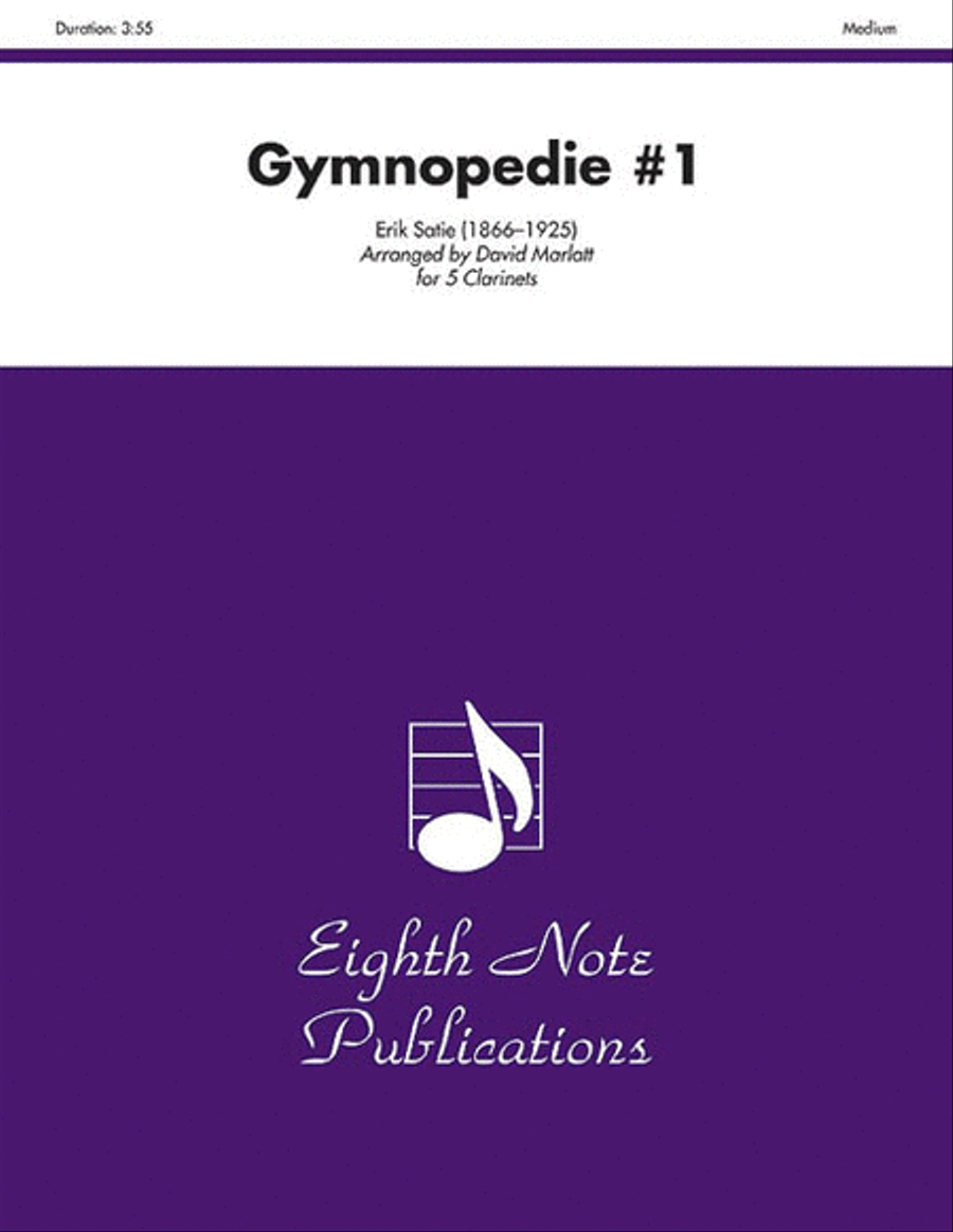 Gymnopedie #1 Clarinet Quintet scores gallery preview page 1