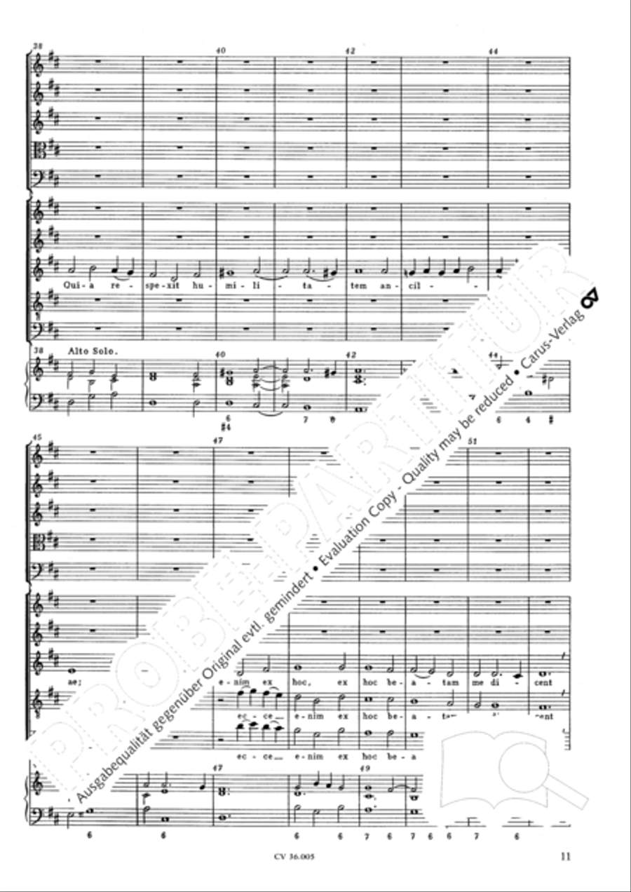 Magnificat SSATB scores gallery preview page 12