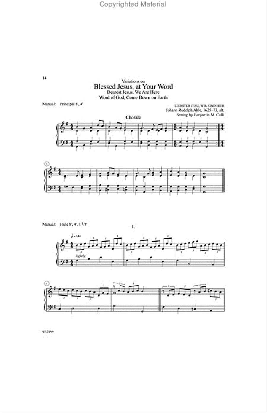 For Manuals Only, Set 2 Organ scores gallery preview page 6