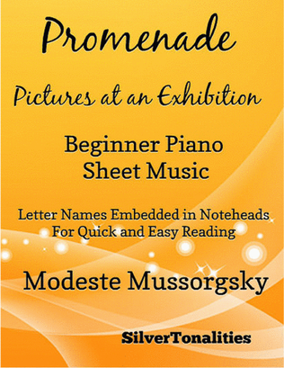 Promenade Pictures at an Exhibition Beginner Piano Sheet Music 2nd Edition
