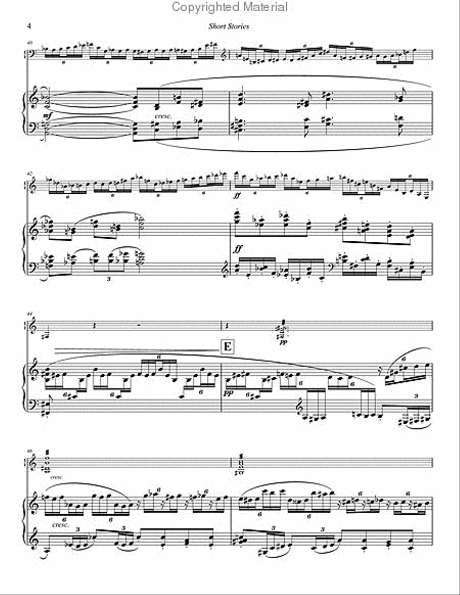 Short Stories (score & 1 part) Piano Accompaniment scores gallery preview page 5