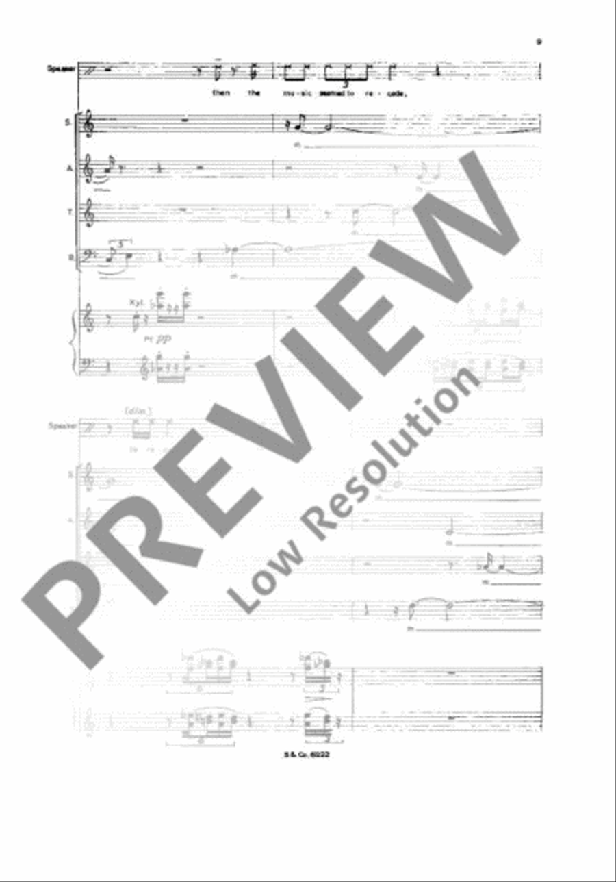 Three Fragments Three Fragments Mixed Choir scores gallery preview page 12