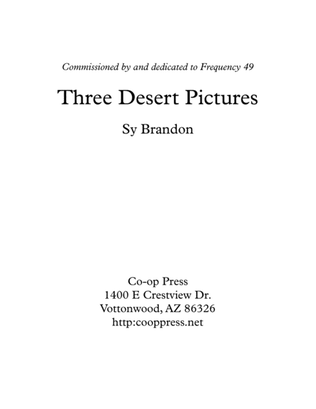 Three Desert Pictures