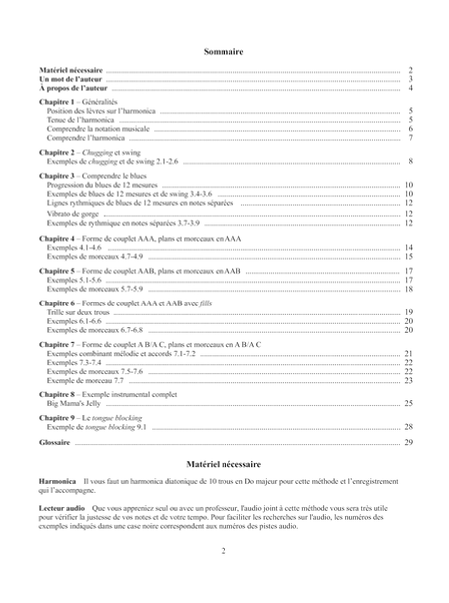 PremiÃ¨res LeÃ§ons Harmonica diatonique Harmonica scores gallery preview page 3