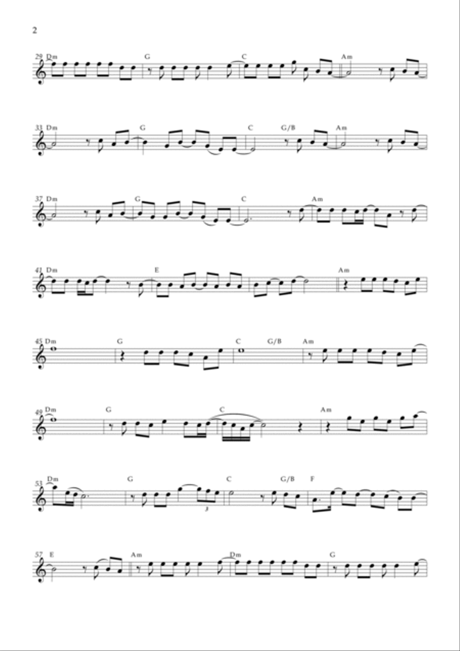 Flowers Flute Solo scores gallery preview page 2