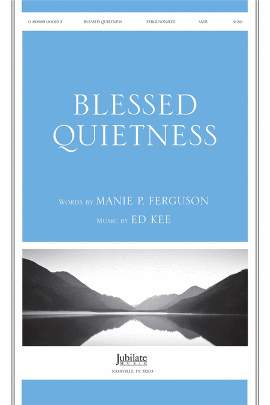 Blessed Quietness 4-Part scores gallery preview page 1