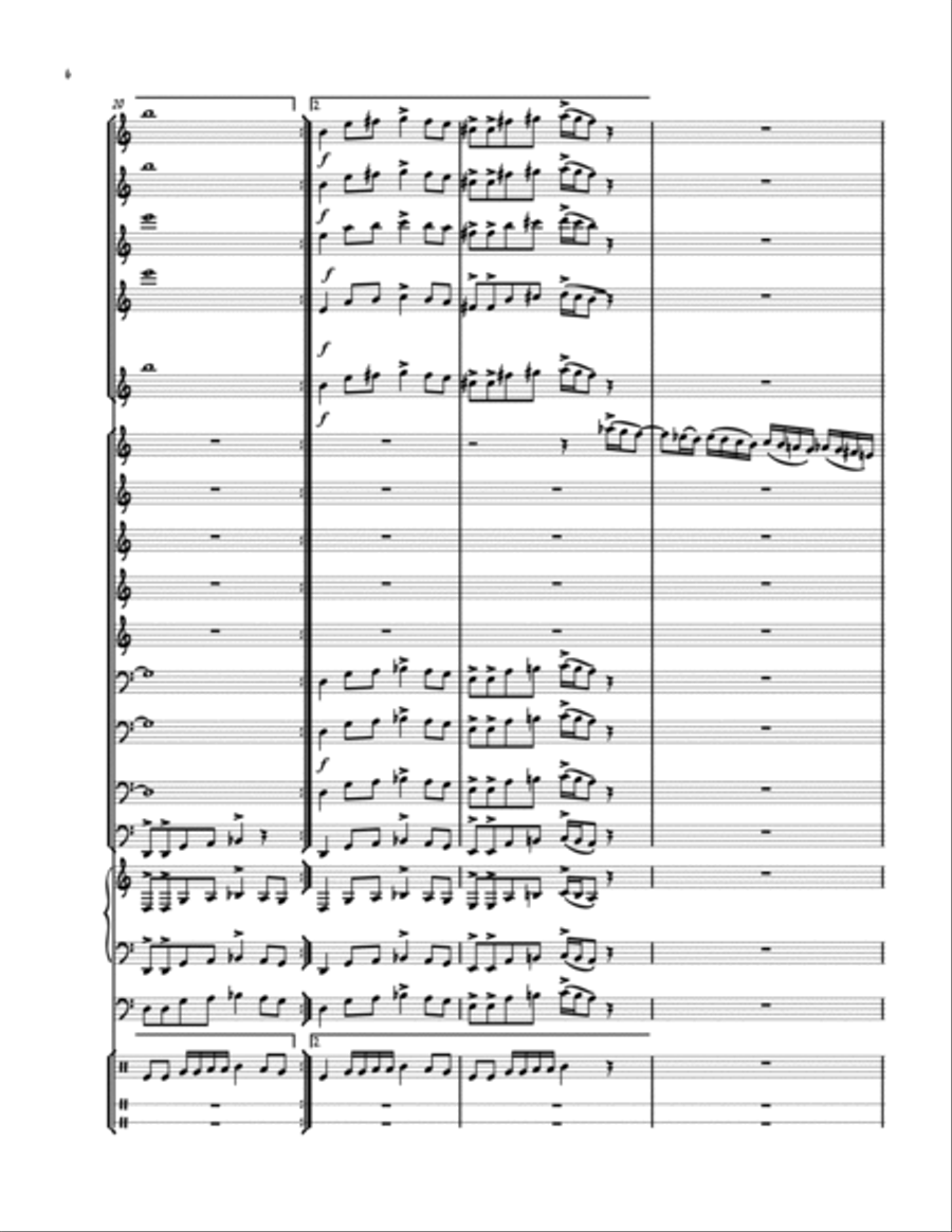 Run with the Tiger Jazz Ensemble scores gallery preview page 6