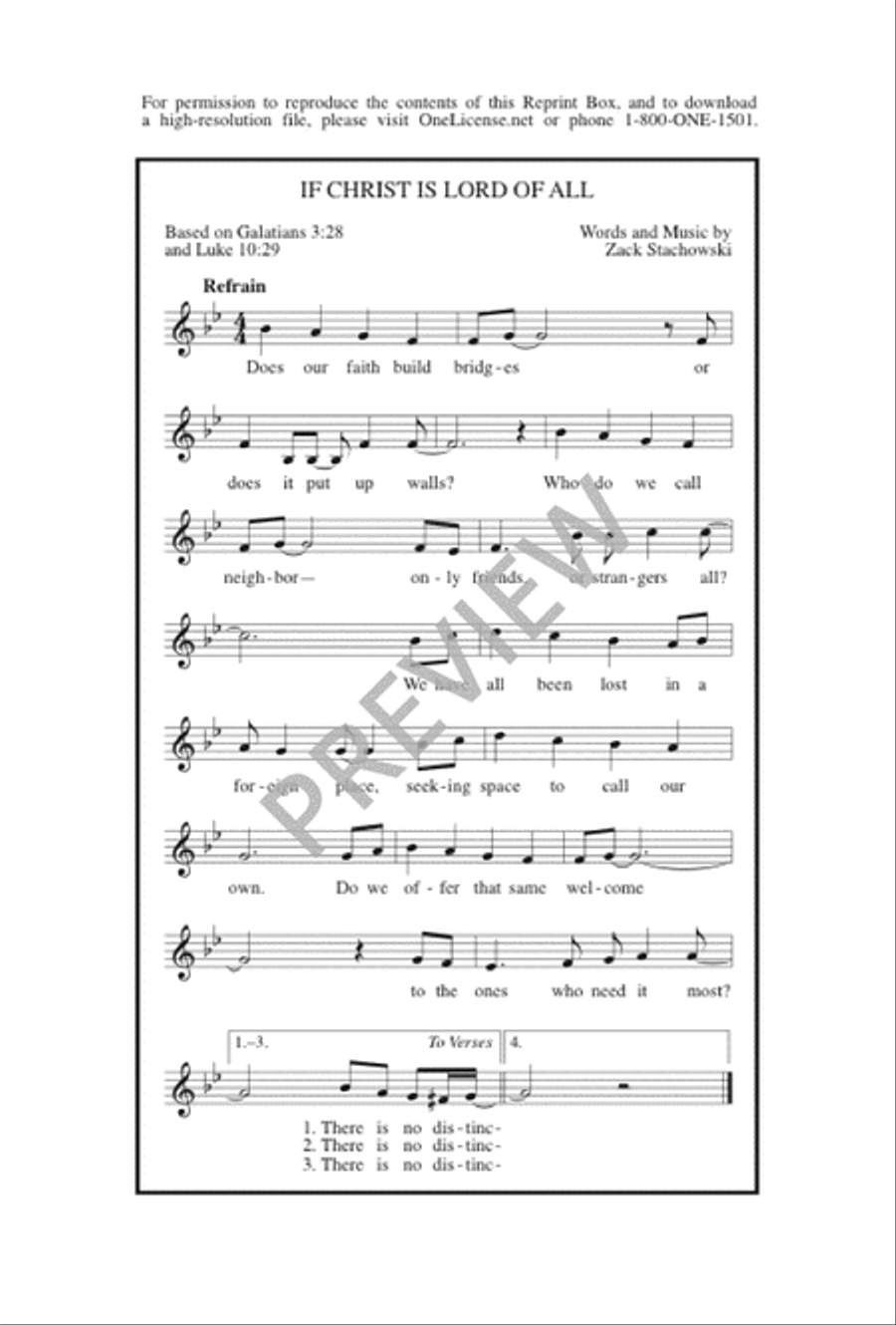 If Christ Is Lord of All 3-Part scores gallery preview page 11