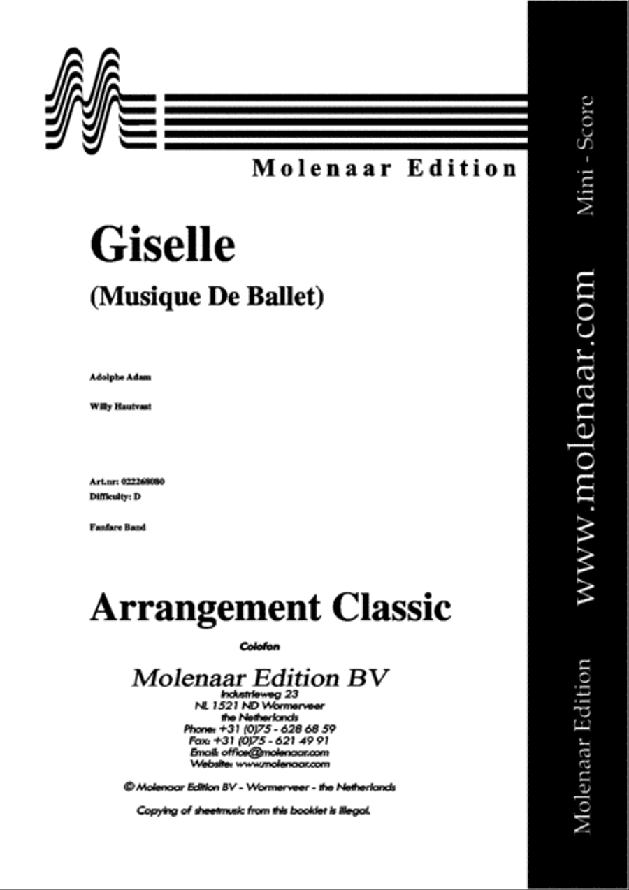 Giselle Giselle Fanfare Band scores gallery preview page 2