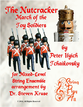 Book cover for March of the Toy Soldiers from the Nutcracker for Multi-Level String Orchestra