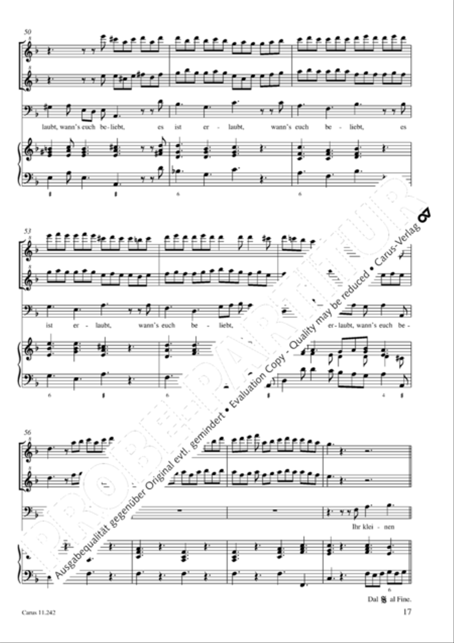 Flauto e voce IX Recorder scores gallery preview page 18