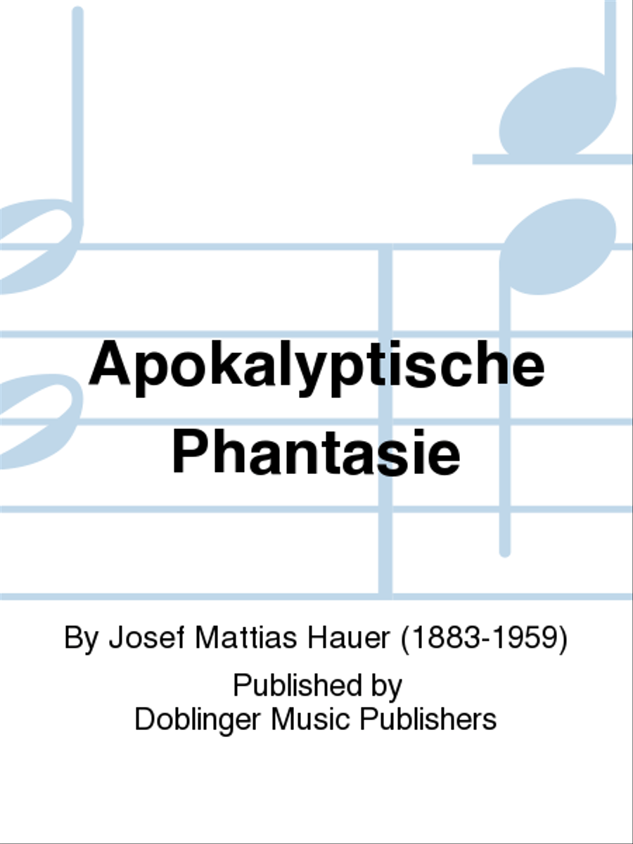 Apokalyptische Phantasie Orchestra scores gallery preview page 1