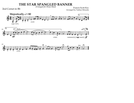 The Star Spangled Banner (for Brass Band) image number null
