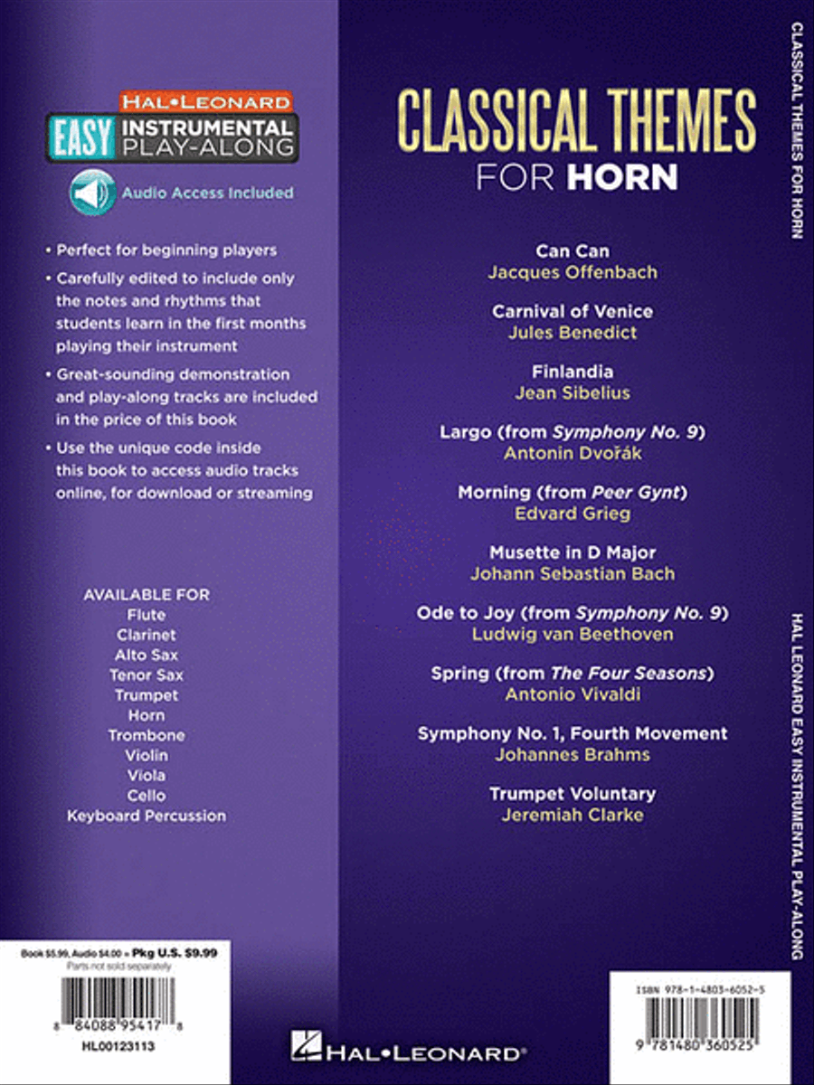 Classical Themes - 10 Favorite Melodies Horn scores gallery preview page 2