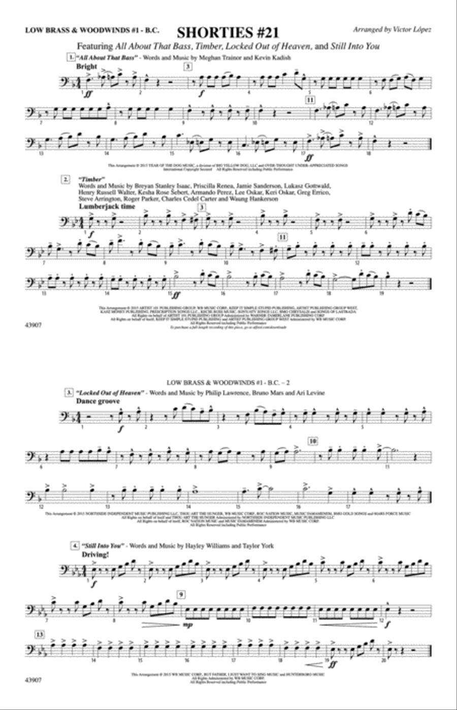 Shorties #21: Low Brass & Woodwinds #1 - Bass Clef