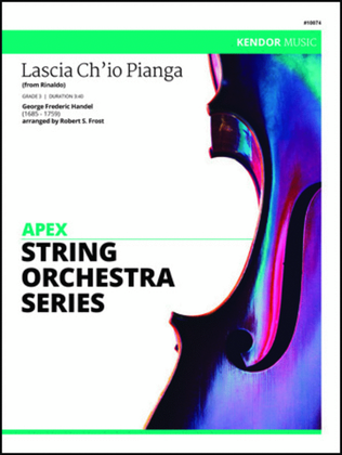 Book cover for Lascia Ch'io Pianga (from Rinaldo) (Full Score)