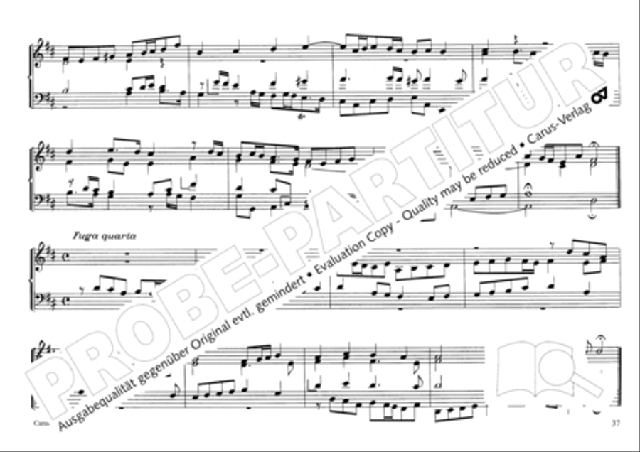 Musikalischer Blumenstrauss Organ Solo scores gallery preview page 40