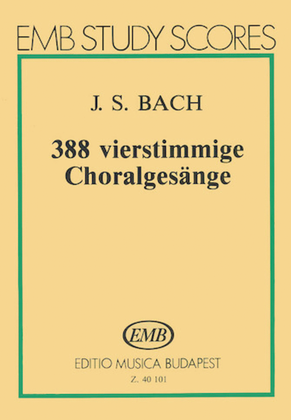 Book cover for 388 Four-part Chorals