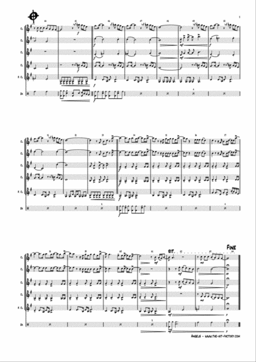 Angels Clarinet Quintet scores gallery preview page 3