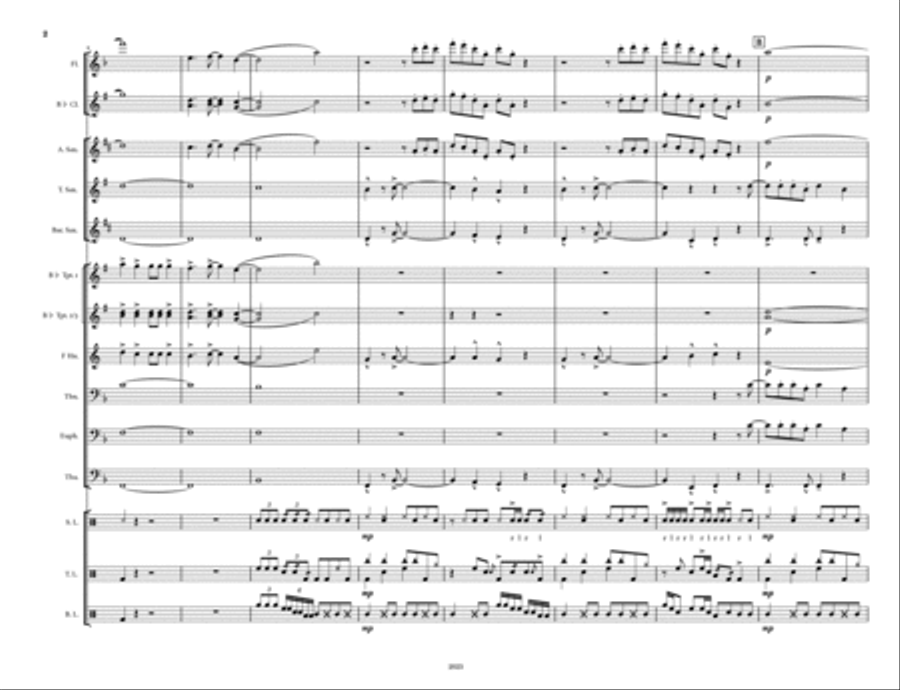 We Built This City Marching Band scores gallery preview page 2