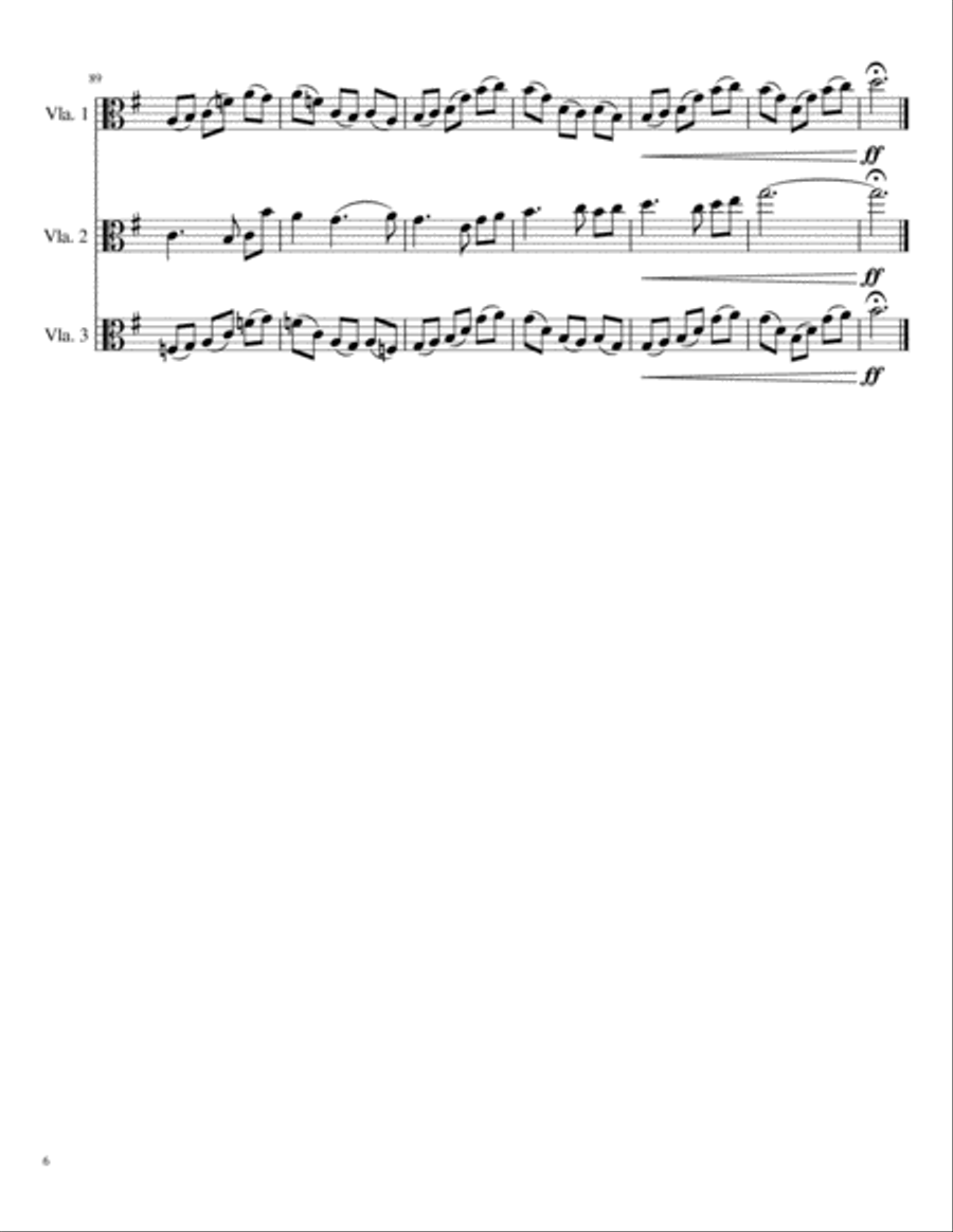 A Discussion For Three Violists-Viola Trio String Trio scores gallery preview page 6
