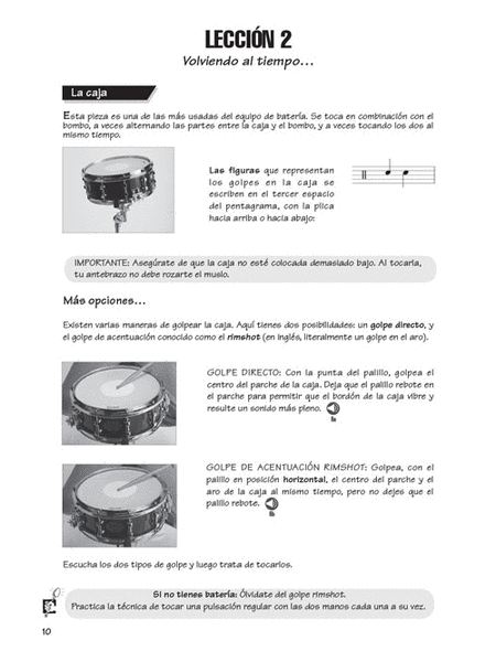 FastTrack Drum Method – Spanish Edition – Level 1 image number null