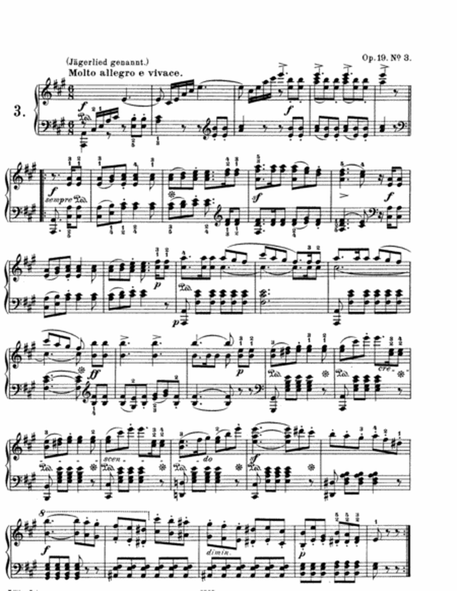 Mendelssohn - Songs Without Words, Book 1, Op19b-No1 to No 6( Full Complete Version) image number null