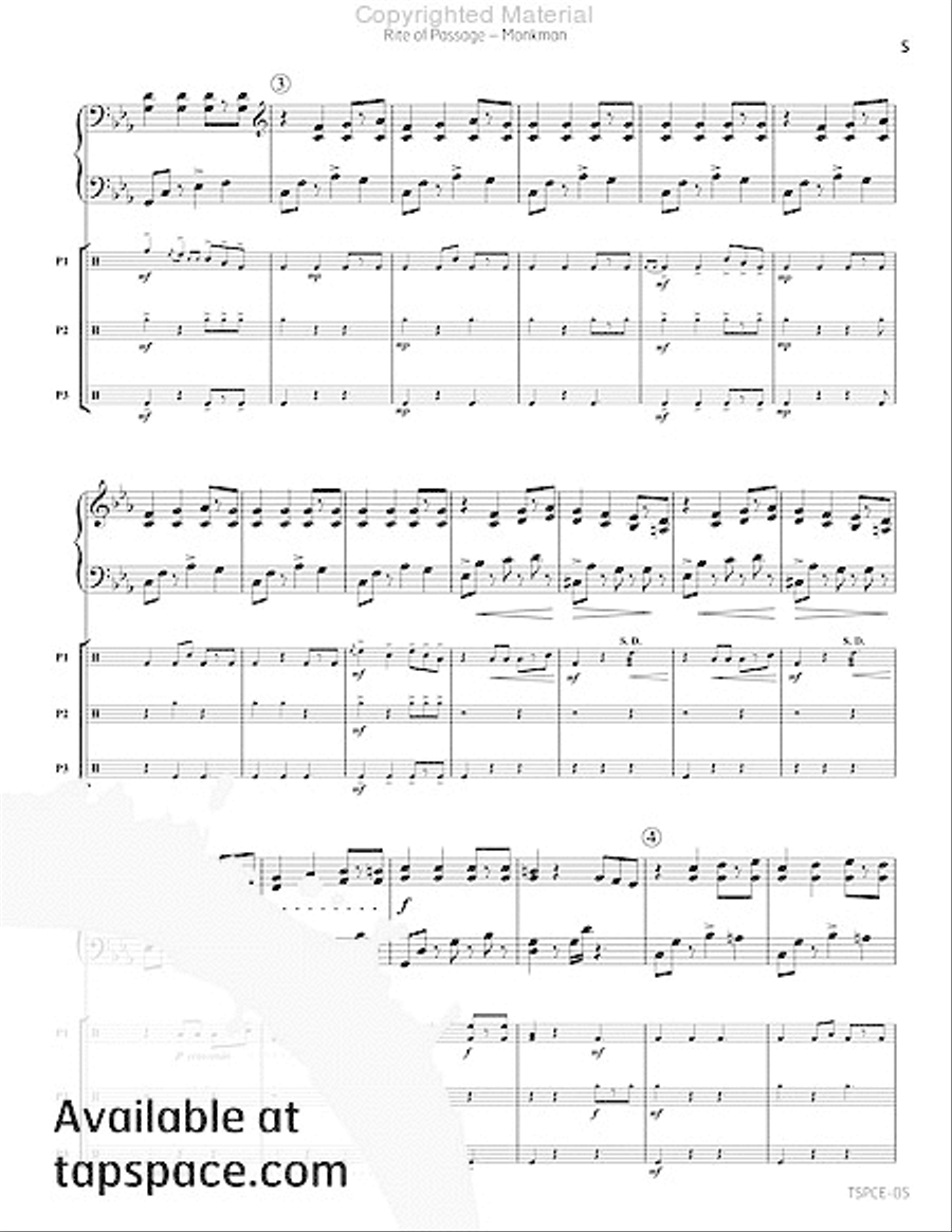 Rite of Passage Rite of Passage Percussion Ensemble scores gallery preview page 8